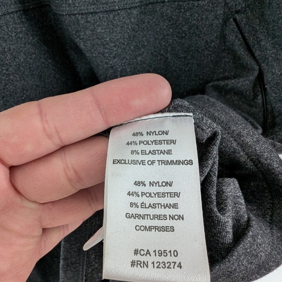 2010 Lolë Women's Gray Cowl Neck Sweater Dress - Picture 9 of 9